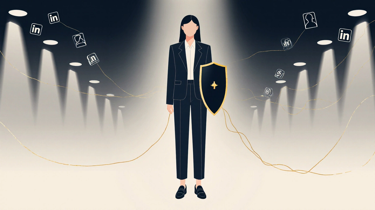 Символическое изображение делового образа женщины как брони: пиджак — щит, брюки — ноги, лоферы — опора.