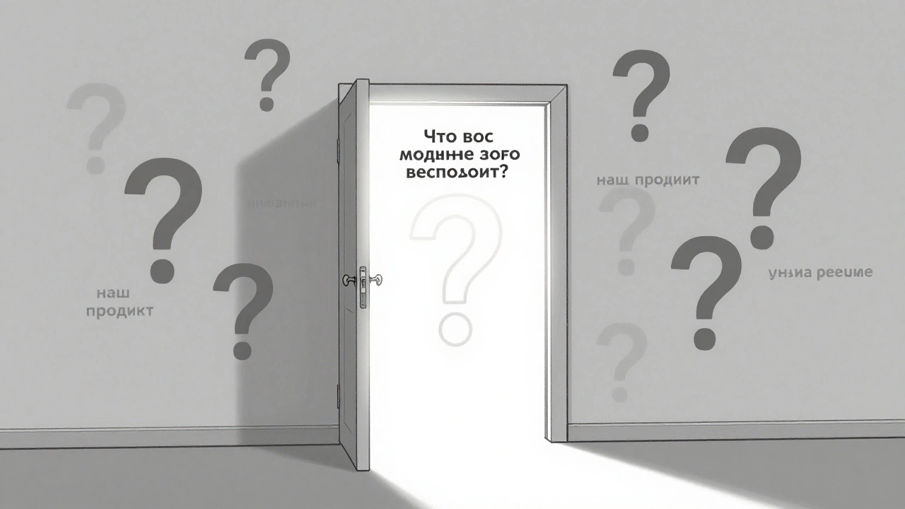 Дверь открывается сквозь облако вопросов, один из них светится ярче остальных.