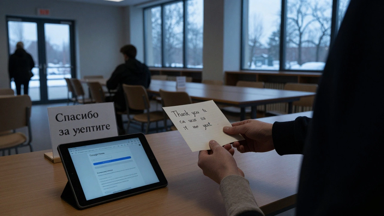 Организатор благодарит гостя за участие в мероприятии после его окончания.